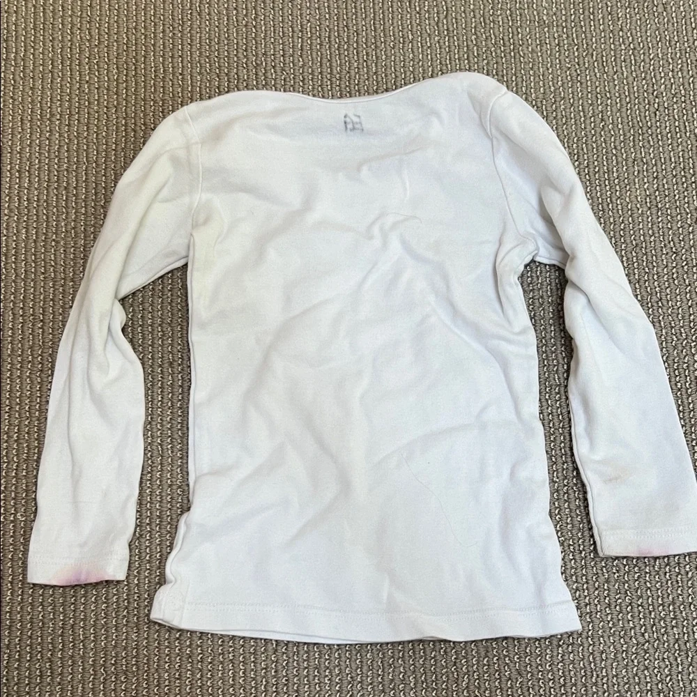 H&M Kids White Long Sleeve Tee